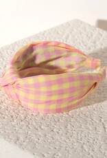 Knotted Checked Headband