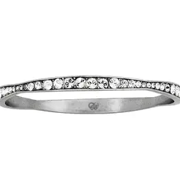 Silver Light Hearted Bangle