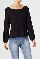 Celina Tiered Long Sleeve Crew Neck