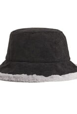 Cord Bucket Hat, Faux fur lined