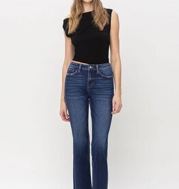 High rise, straight jeans
