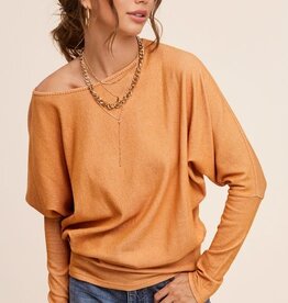 Tangerine Loose Fit Top