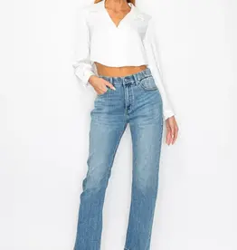 Artemis Vintage High Rise Straight Jeans