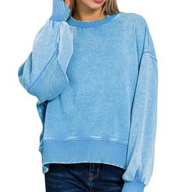 Oversized Acid Washed Sweatshirt