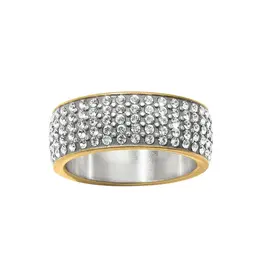 Meridian Two Tone ring  Size 6