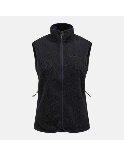 700fill fullzip fleece vest black XL