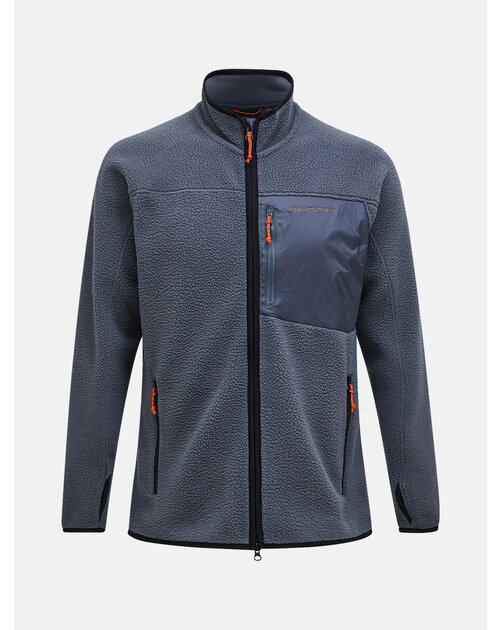 Winter 2025 Pile Zip Jacket Men