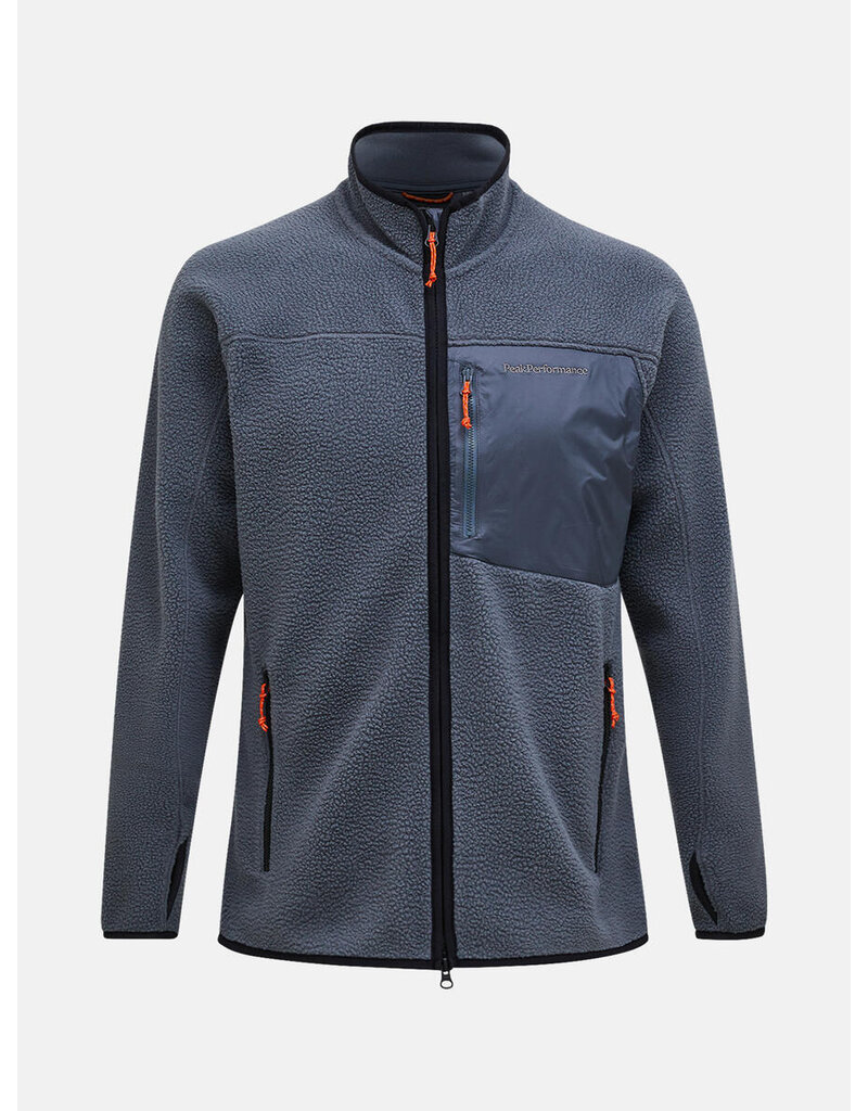 Winter 2025 Pile Zip Jacket Men