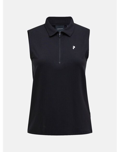 Summer 2026 Comfort Zip Sleeveless Polo Women