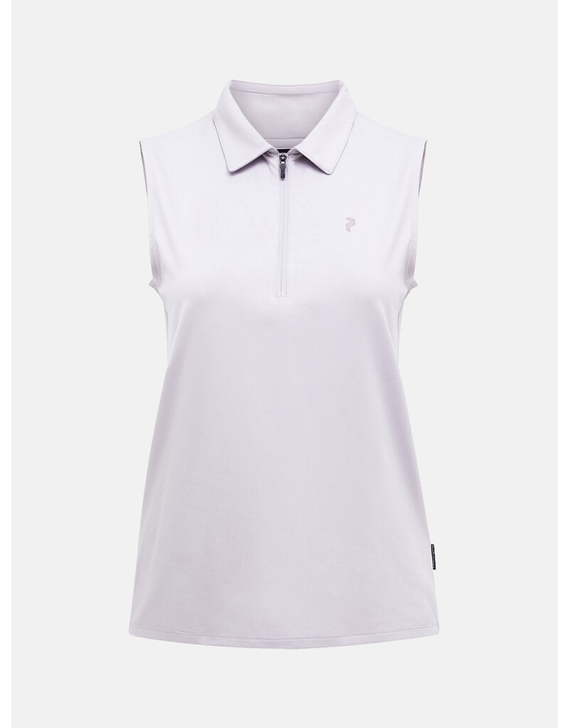 Summer 2026 Comfort Zip Sleeveless Polo Women