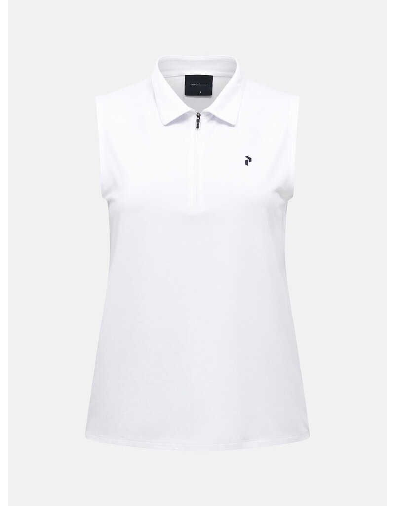 Summer 2026 Comfort Zip Sleeveless Polo Women