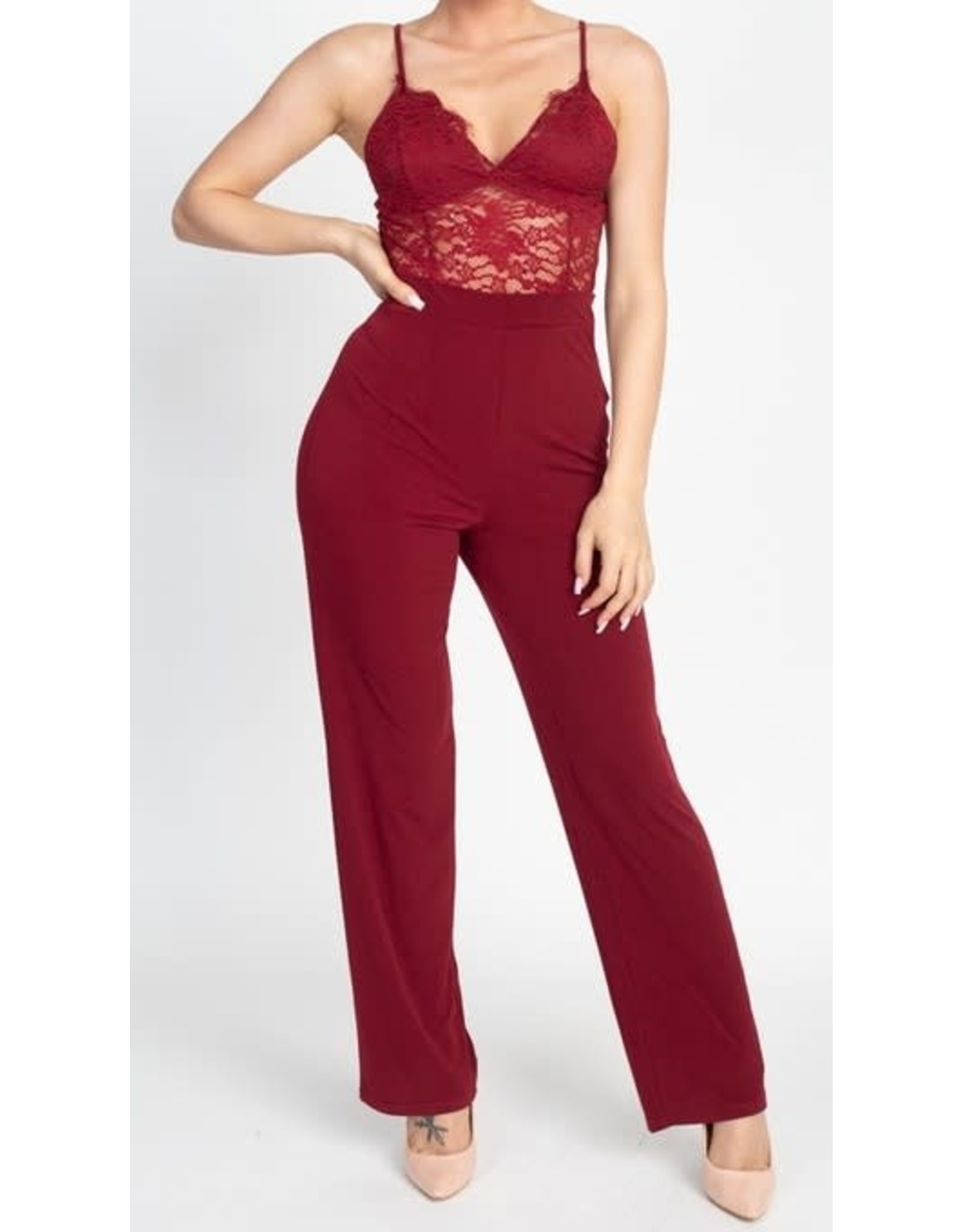 Floral Lace Jumpsuit
