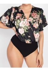 Floral Print Bodysuit