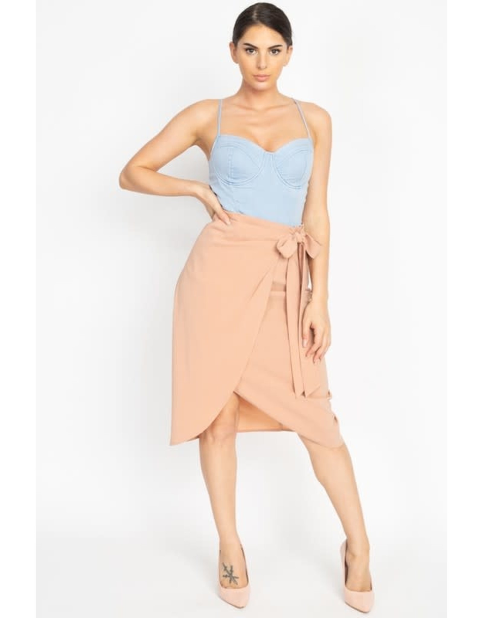 Self Tie Wrap Skirt