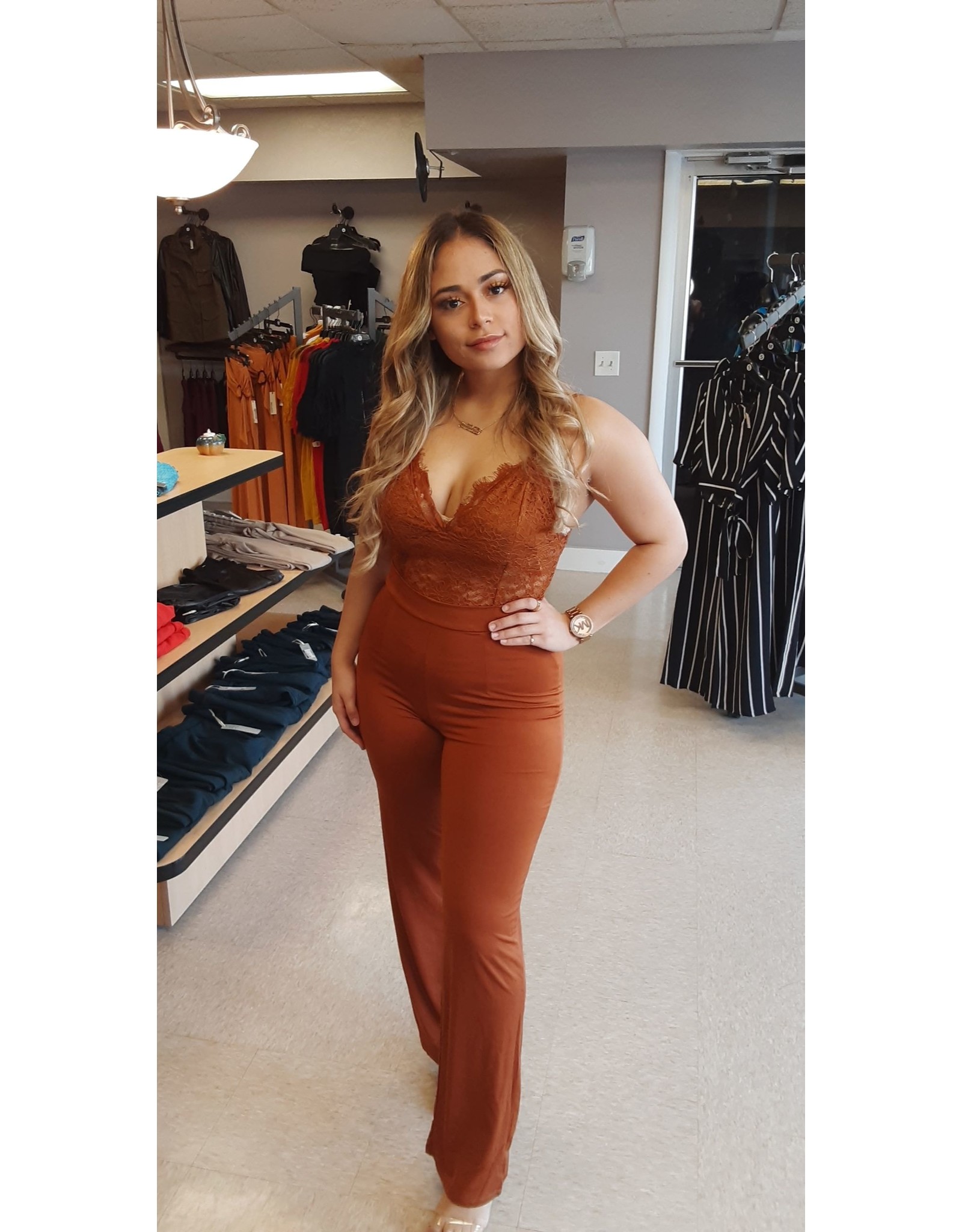 Floral Lace Jumpsuit