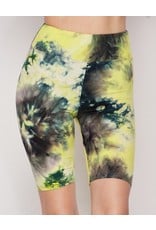 Bottom Tie Dye Brushed -3 inch waistband bicker shorts