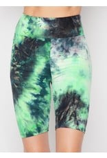 Bottom Tie Dye Brushed -3 inch waistband bicker shorts