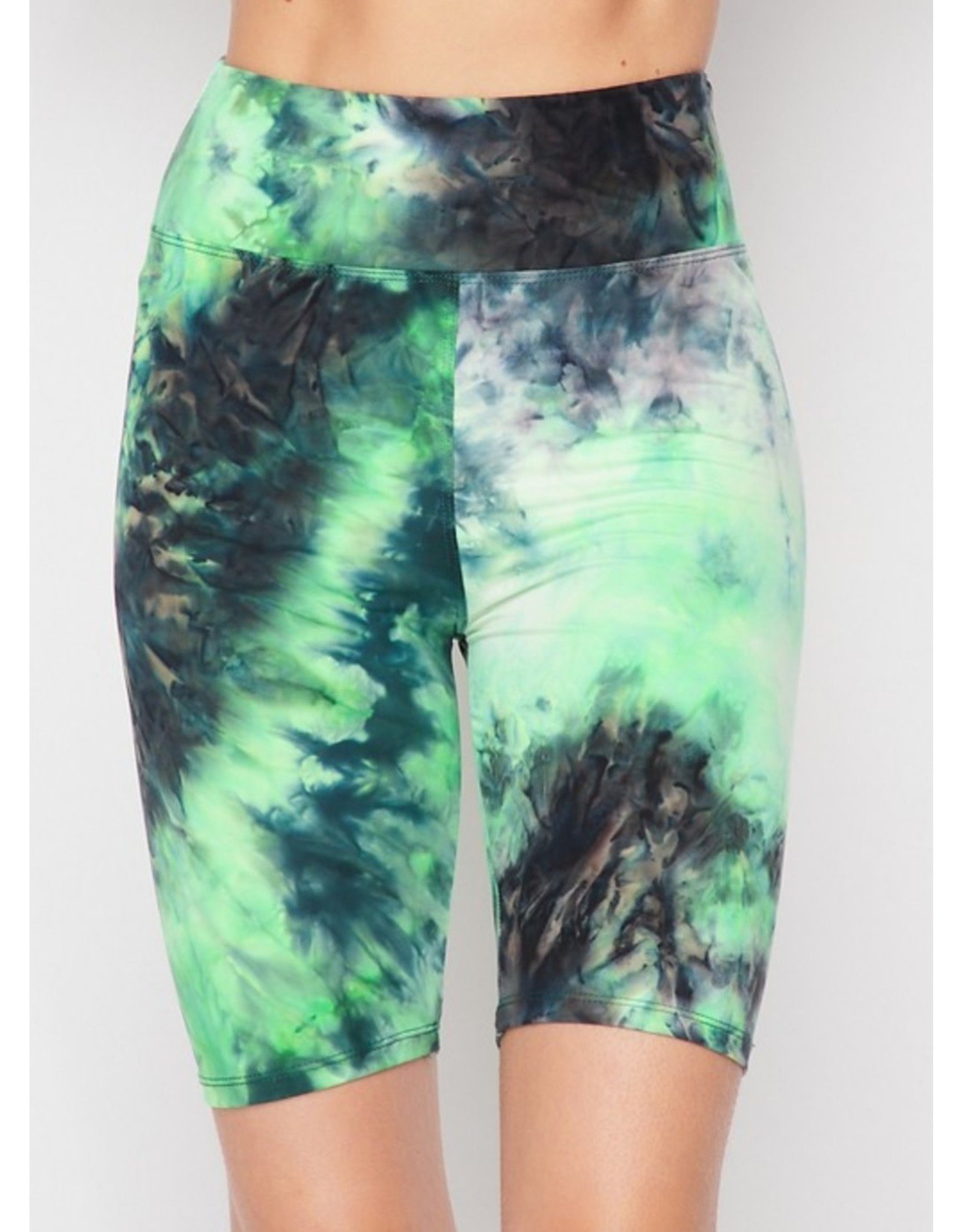 Bottom Tie Dye Brushed -3 inch waistband bicker shorts