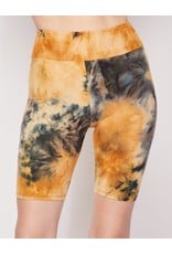 Bottom Tie Dye Brushed -3 inch waistband bicker shorts