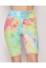 Bottom Tie Dye Brushed -3 inch waistband bicker shorts