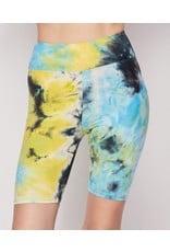 Bottom Tie Dye Brushed -3 inch waistband bicker shorts