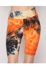 Bottom Tie Dye Brushed -3 inch waistband bicker shorts