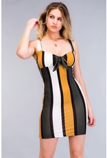 Tie Front Bodycond dress