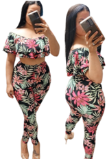 Two Piece Set Tropical 2 piece set