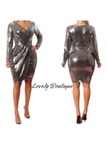 Dresses Diamond Dress- Silver