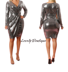 Dresses Diamond Dress- Silver