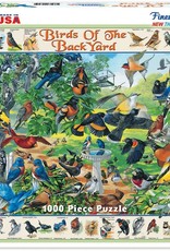 White Mountain Puzzle 1000 Piece Birds of the BackYard Puzzle