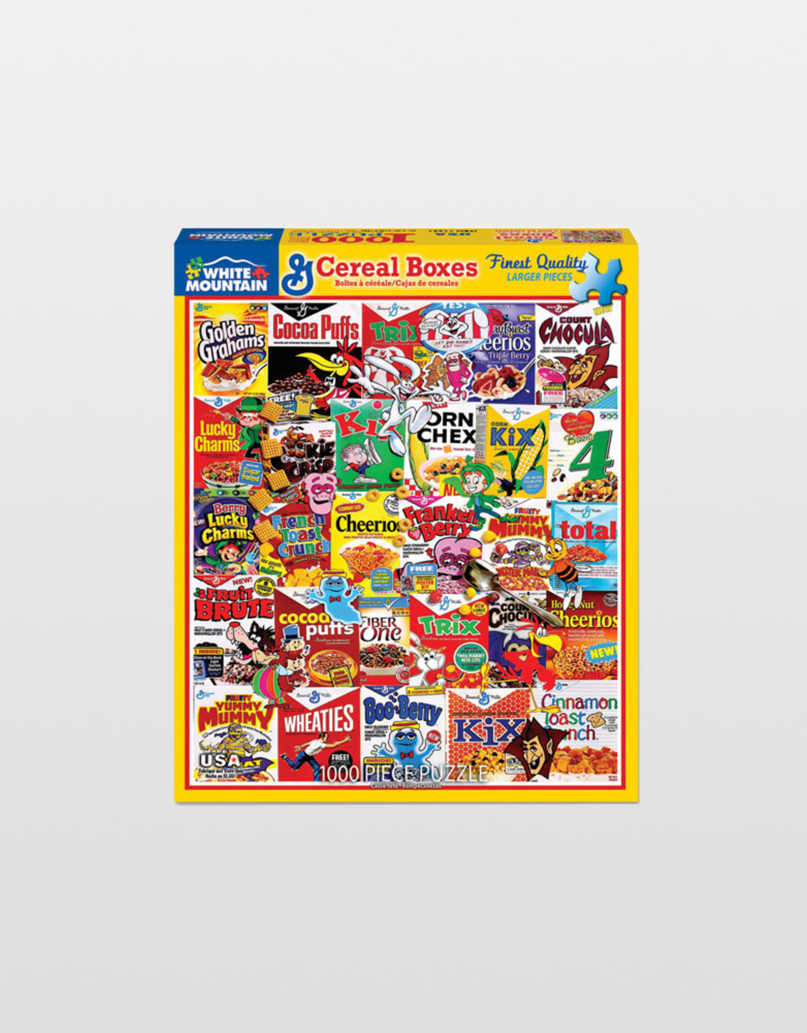 White Mountain Puzzle Cereal Boxes 1000 Piece Puzzle