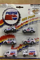 Hot Wheels Golden Wheel Pepsi Special Edition Gift Pack Die Cast Cars and Trucks 1997