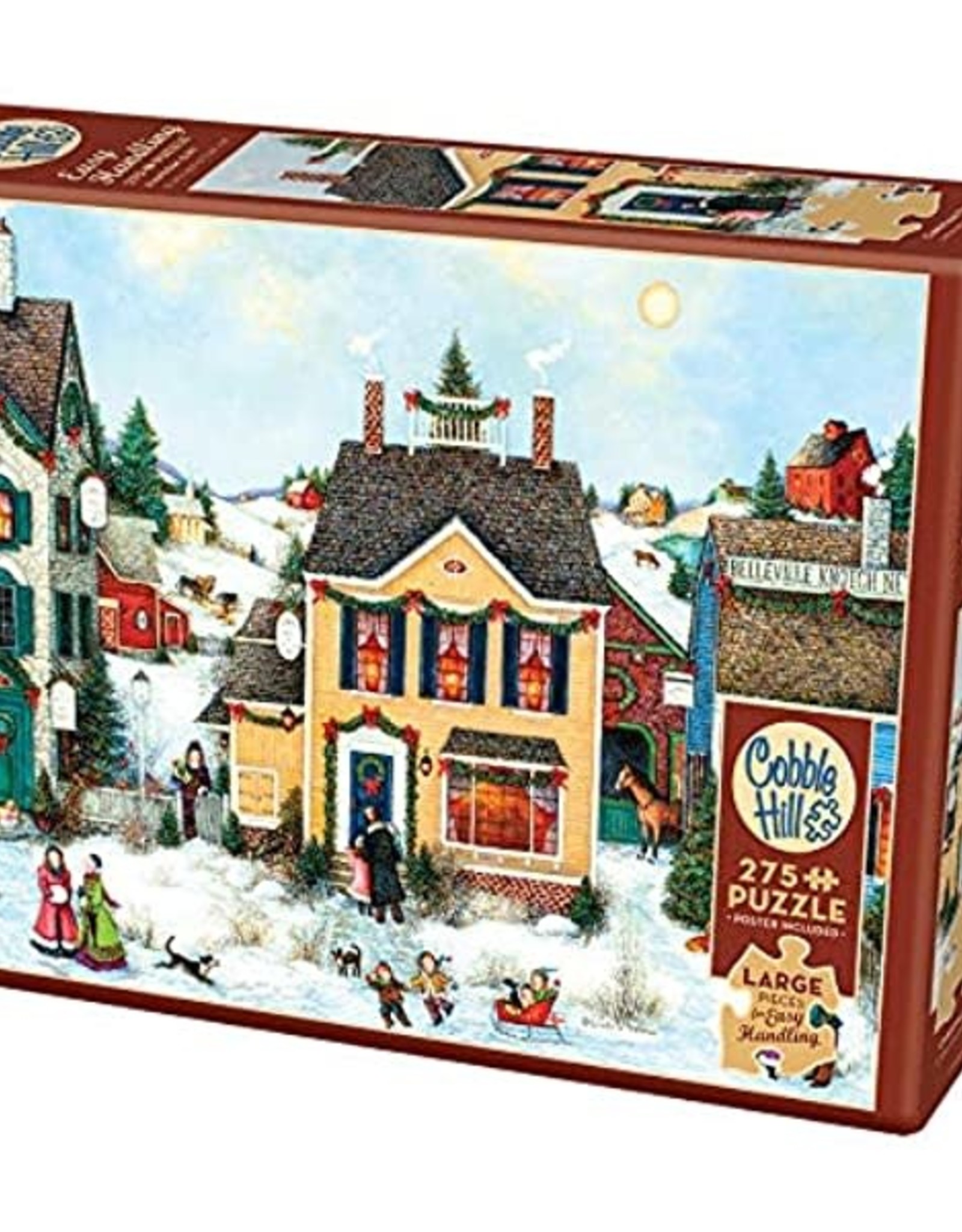 Cobble Hill Christmas Town 275 Piece Puzzle