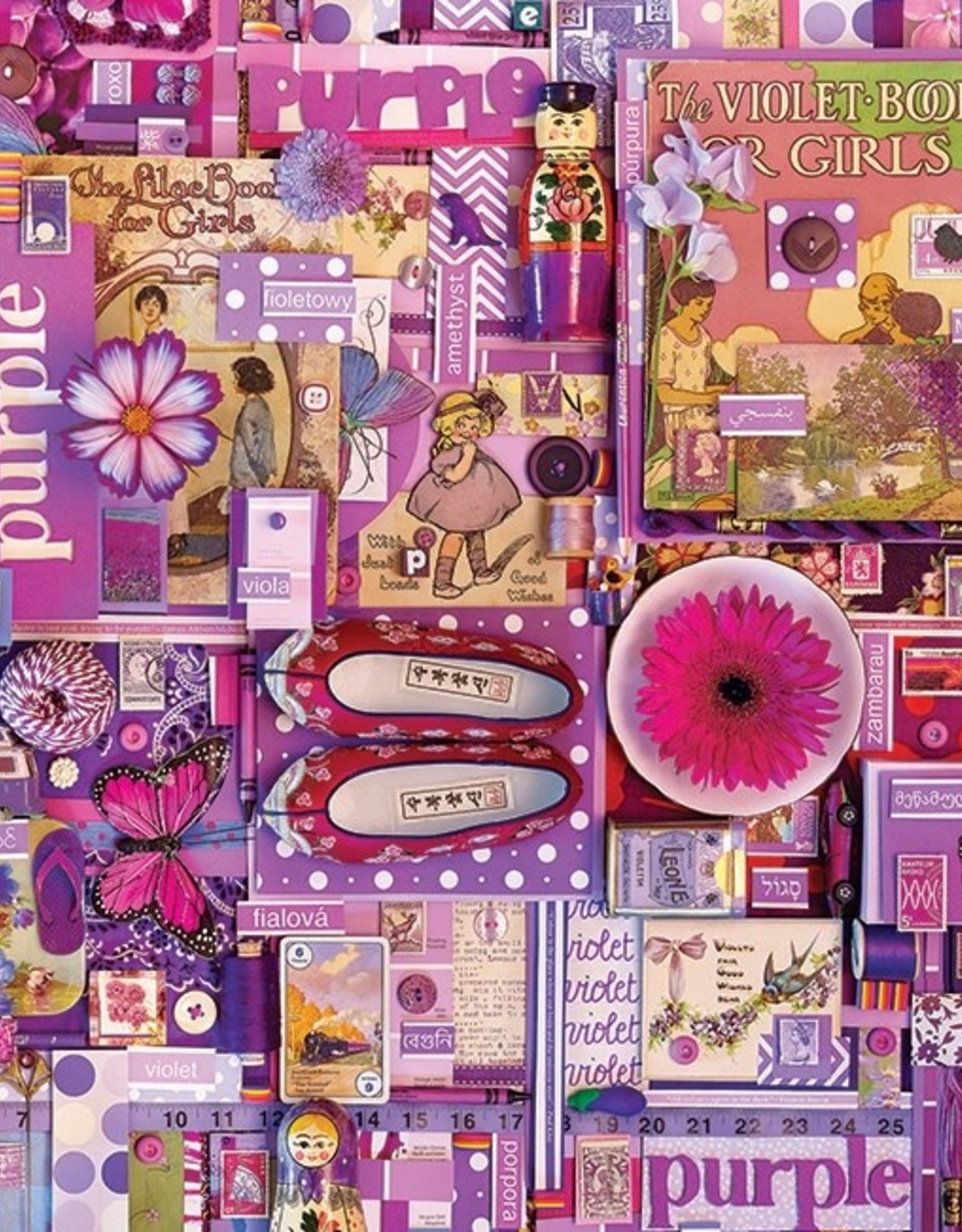 Cobble Hill Purple 1000 Piece Puzzle
