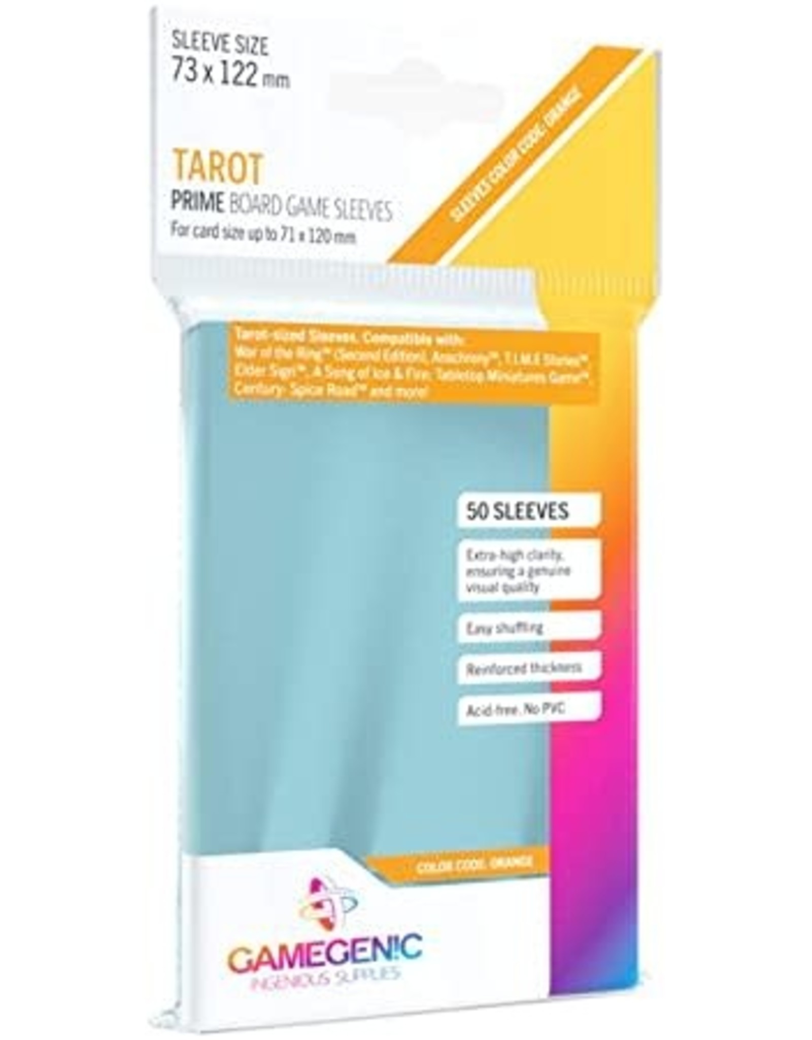 Gamegenic Tarot Card Prime Sleeves 50 Pack