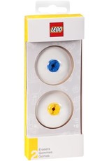 LEGO Classic LEGO Erasers 2 Pack Blue and Yellow