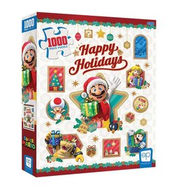 USAopoly USAopoloy: 1000 Piece Puzzle - Super Mario Happy Holidays