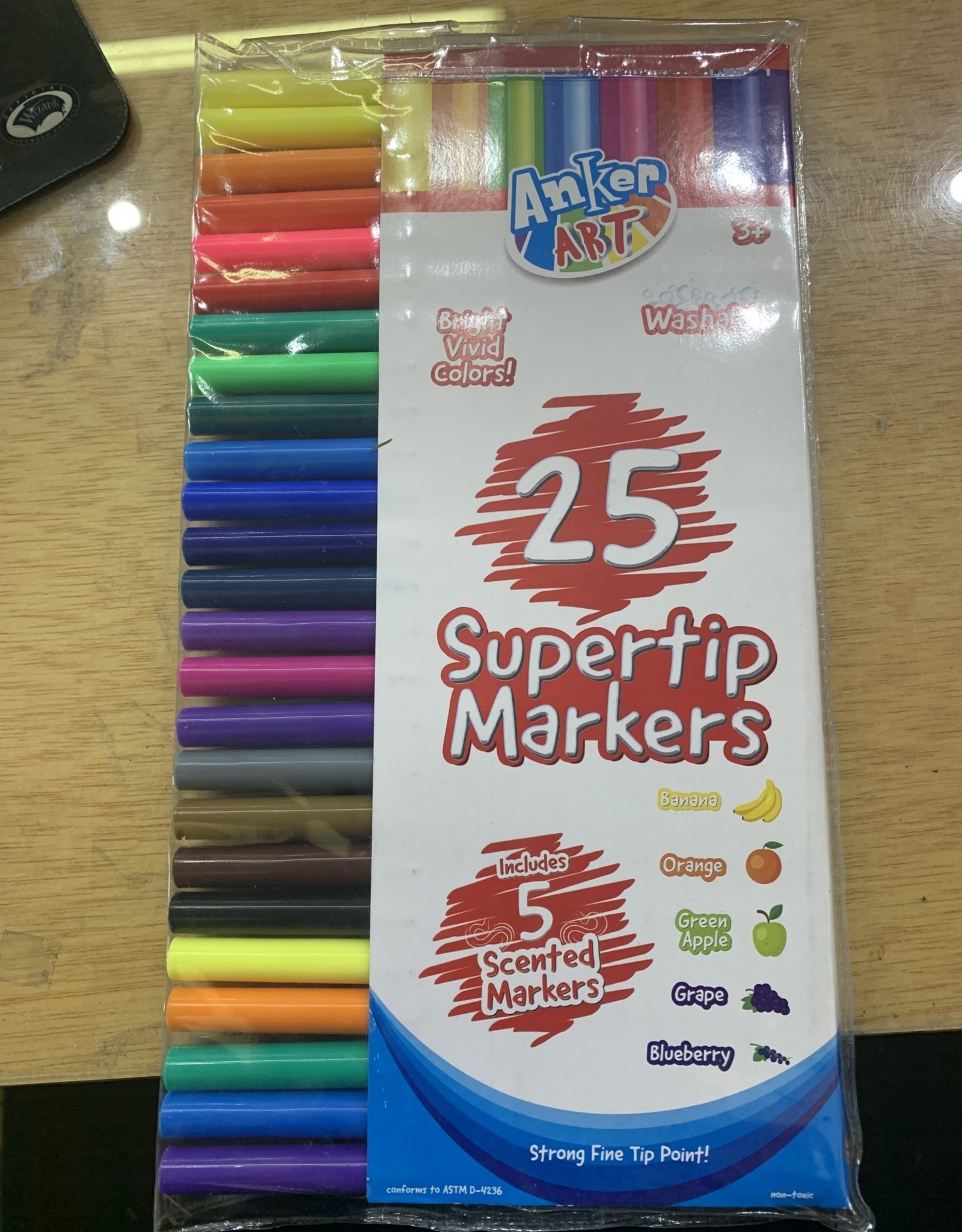 Anker Play Washable Supertip Markers 25 Pack