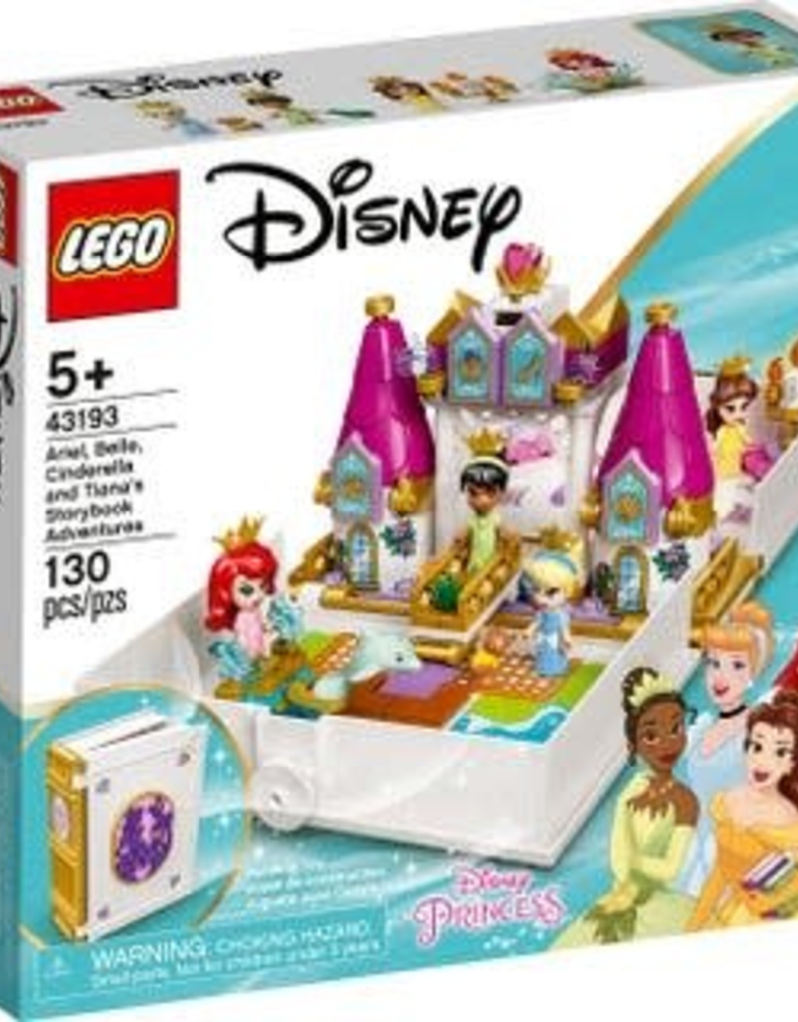 LEGO Classic Lego Disney Princess Ariel, Belle, Cinderella, and Tiana's Story Book