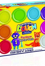 Anker Play Dough 8 Piece 2 Oz Tubs Rainbow Starter Pack