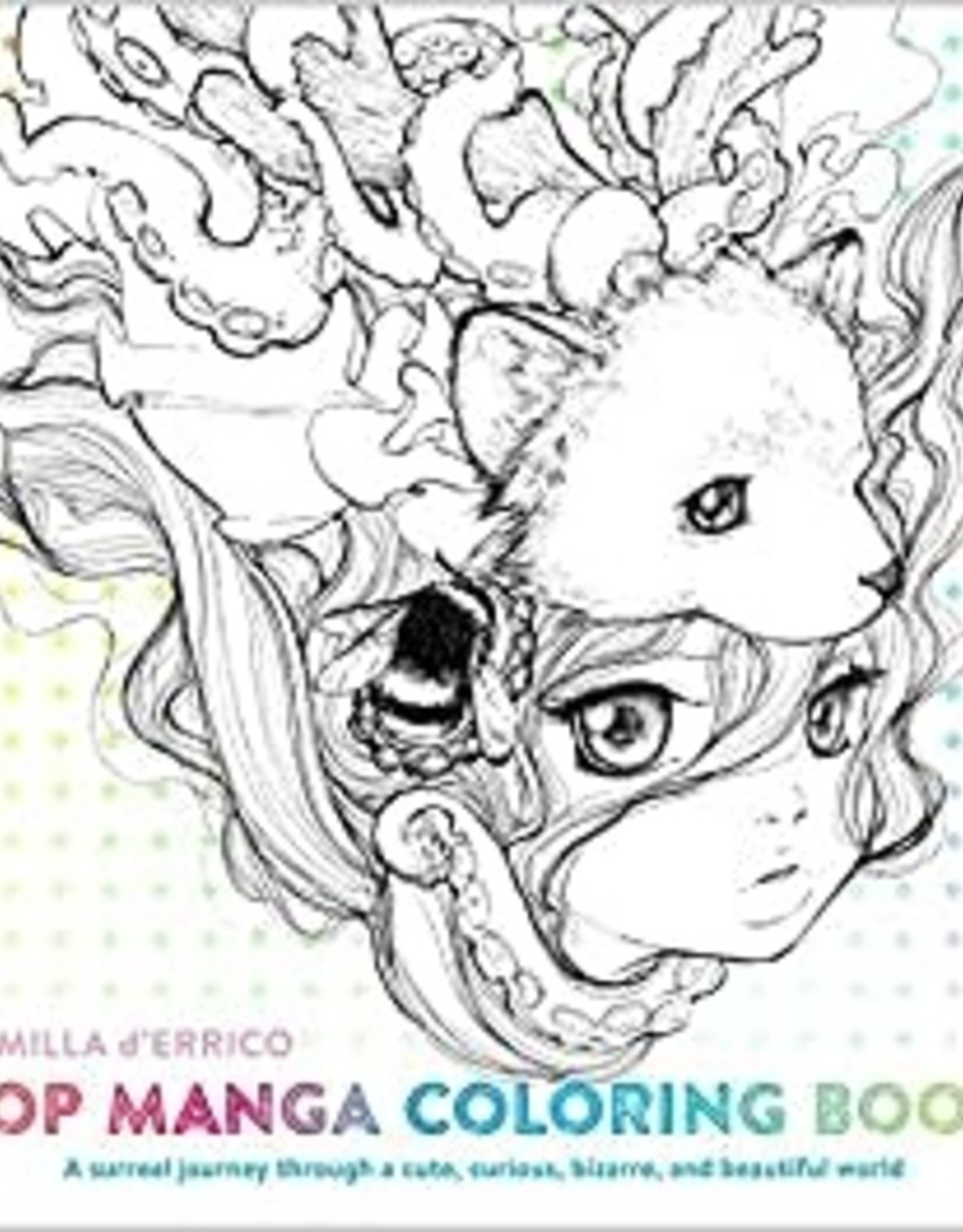 Watson Guptill Pop Manga Coloring Book