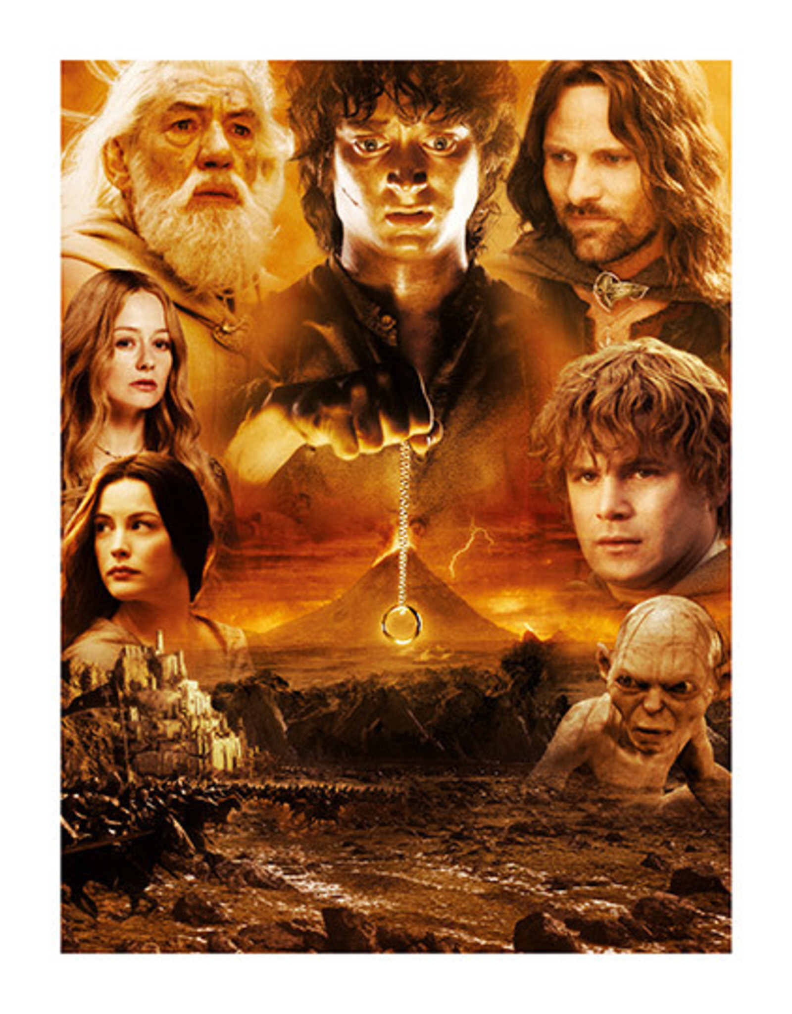 Toy Trumps Lord of the Rings Mount Doom 1000 Piece Puzzle