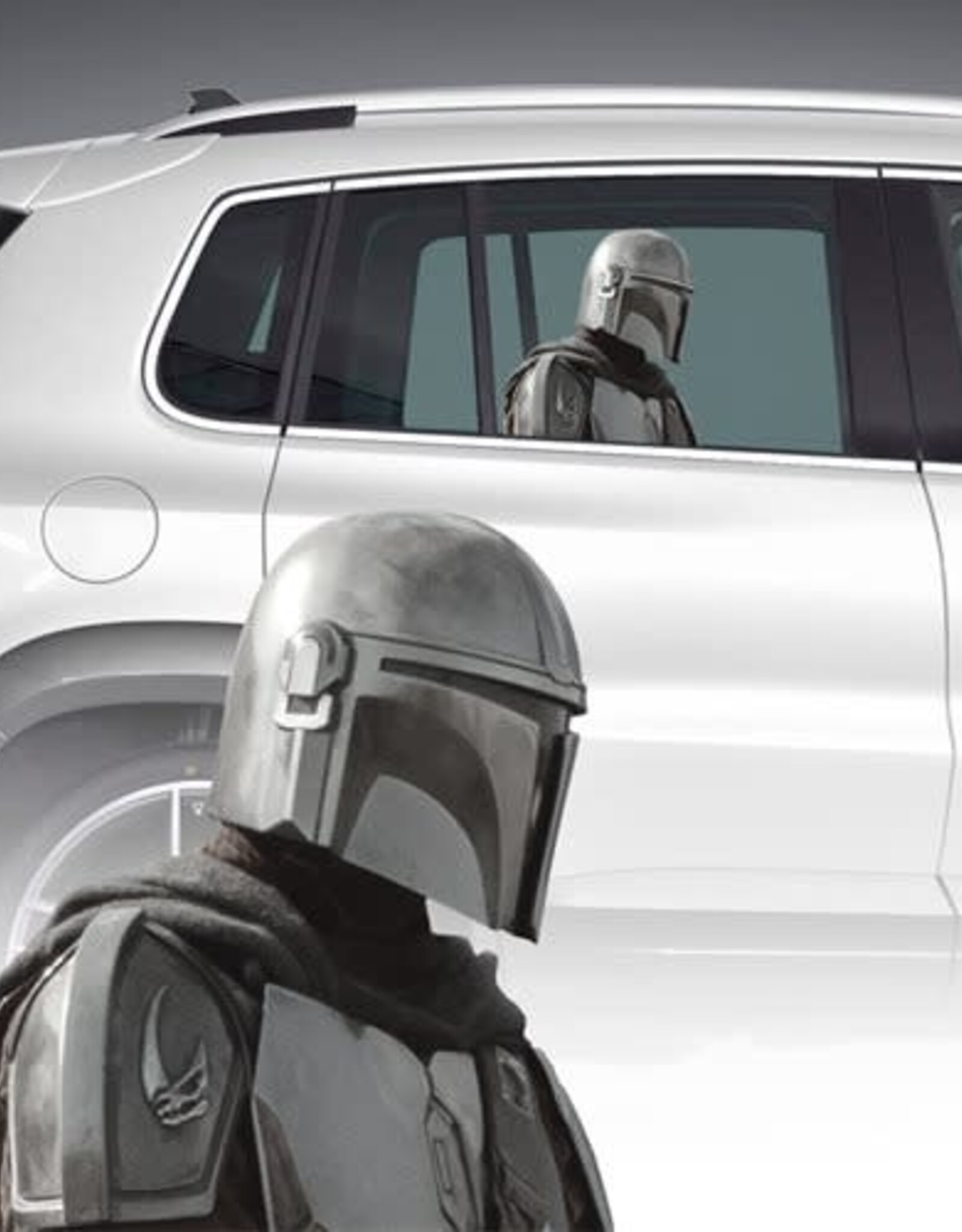 Disney Star Wars Passenger Series Mandalorian Car Decal