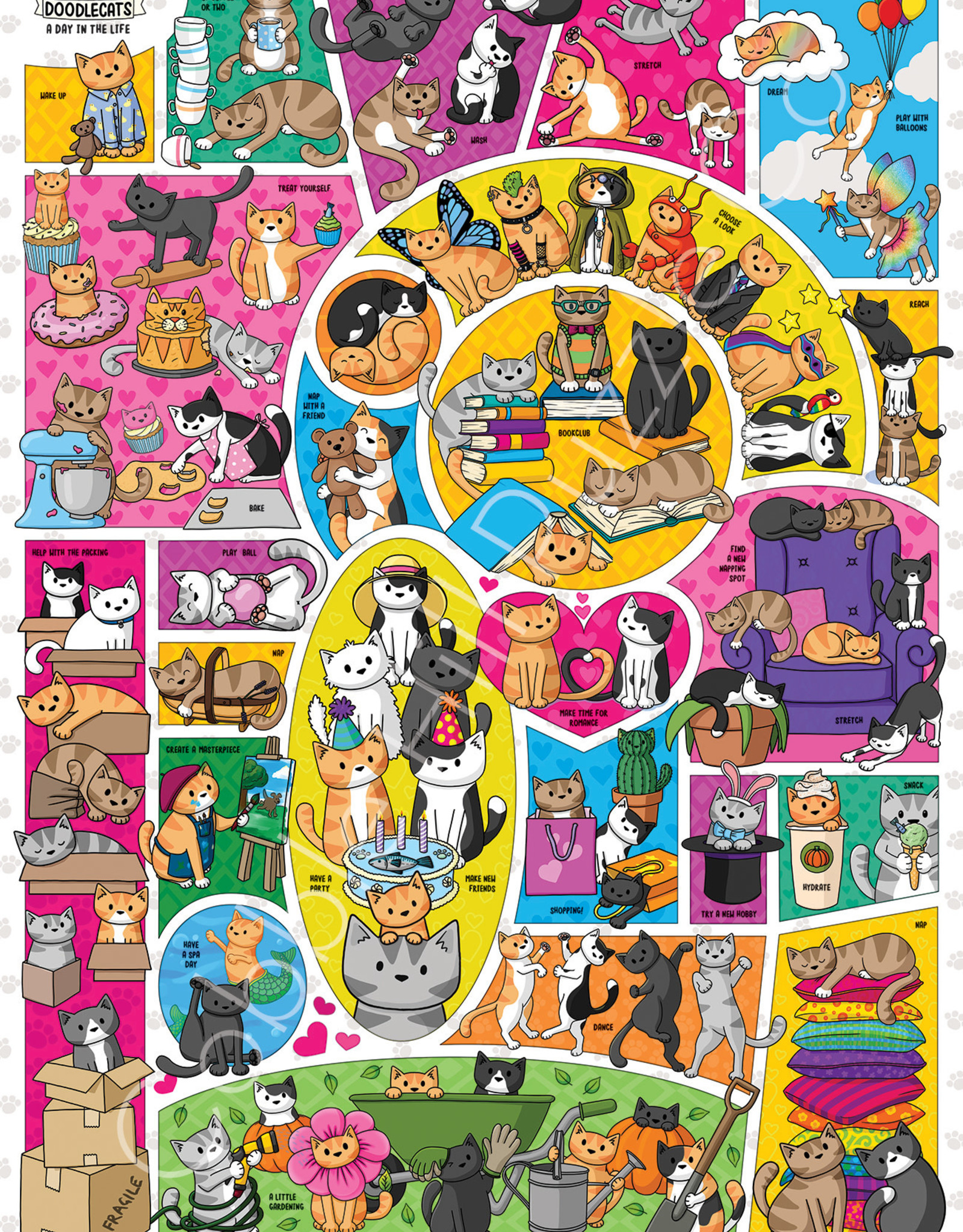 Doodlecats 1000 Piece Puzzle