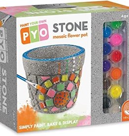 Mindware PYO Stone: Mosaic Flower Pot