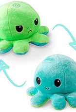 Reversible Octopus Plush Blue/Green