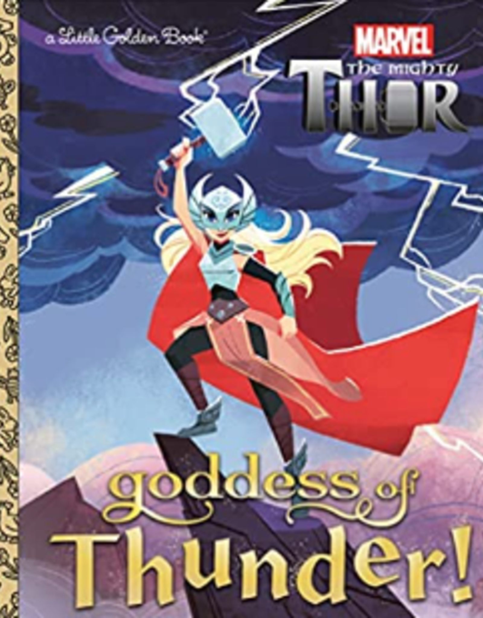 A Little Golden Book A Little Golden Book Marvel the Mighty Thor Goddess of Thunder!