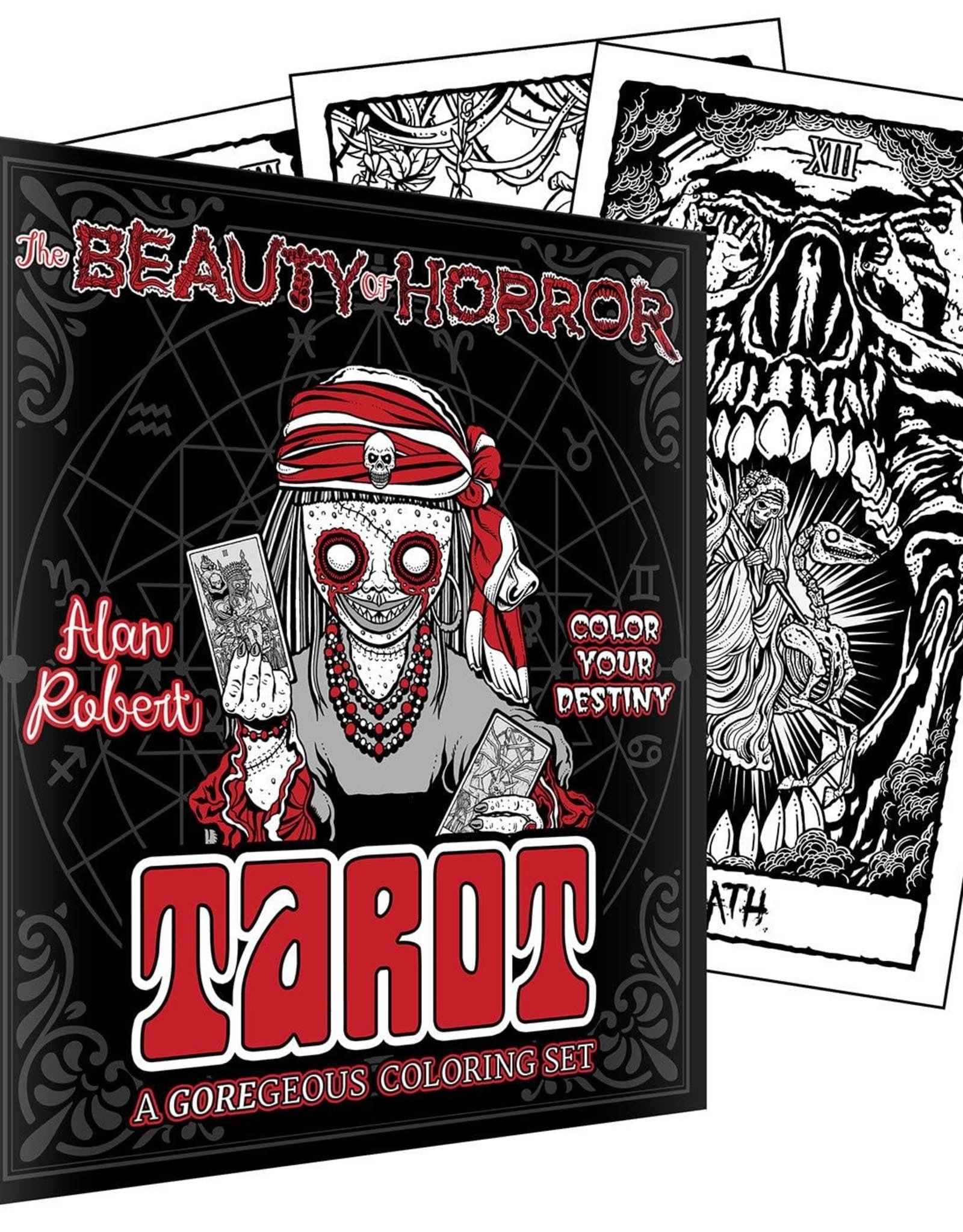 IDW The Beauty of Horror Coloring Tarot