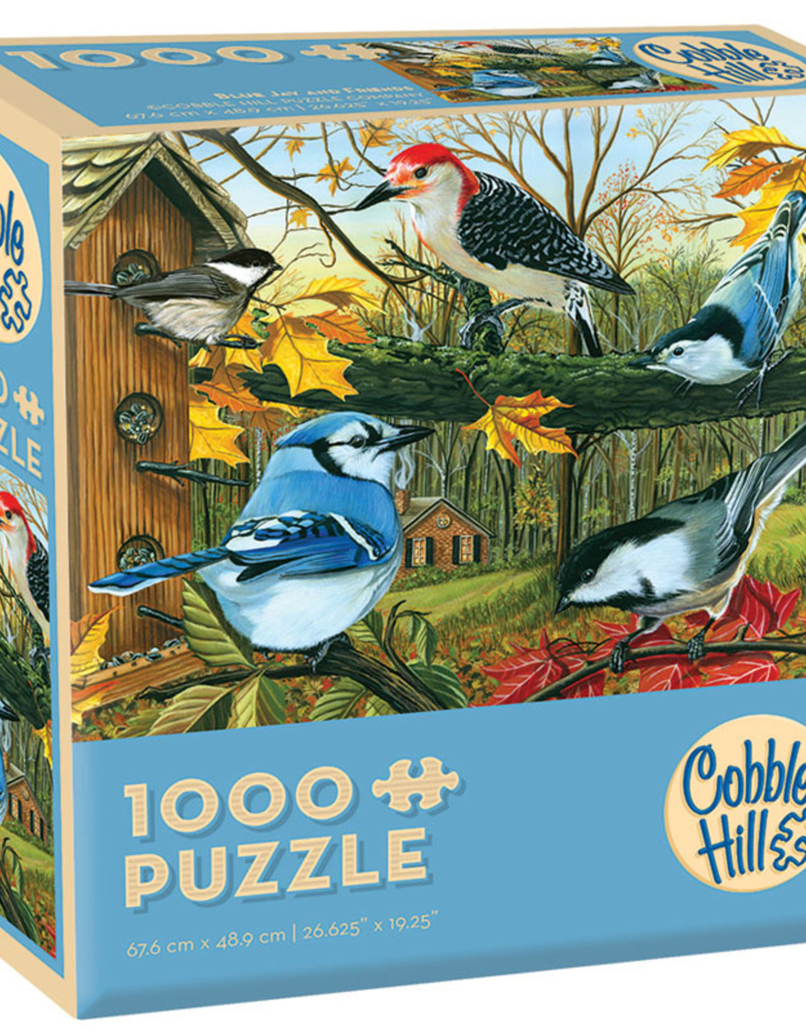 Cobble Hill Cobble Hill: 1000 Piece Puzzle - Blue Jay and Friends